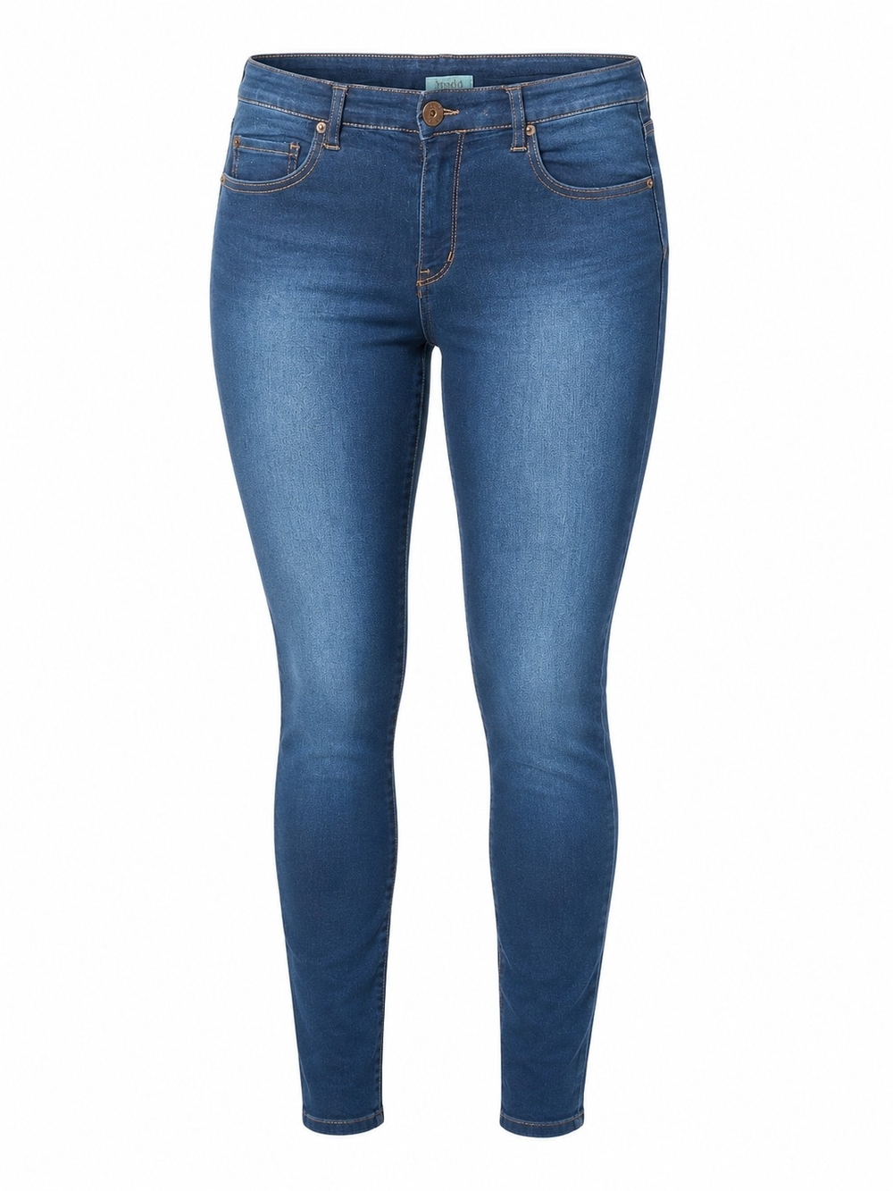 Mudd Jeans Womens Juniors 15 Mid Rise Skinny Stretch Blue Denim Jeggings